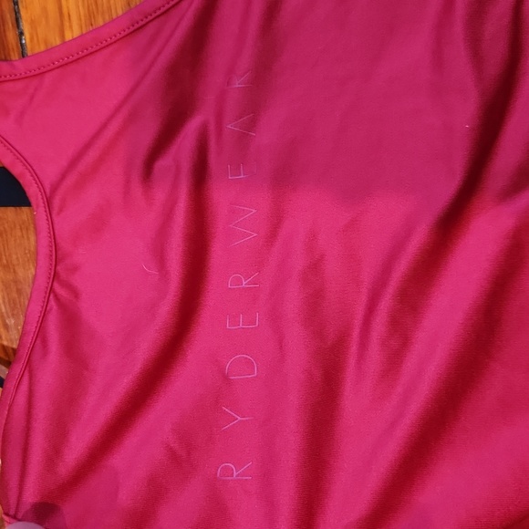 Ryderwear red t-back tank top - Picture 9 of 10